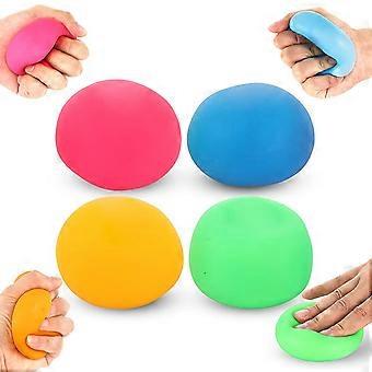 4 Pack Stress Ball für Kinder und Erwachsene Langsam steigende Bälle Sensory Fidget Spielzeug Angst Stress Relief Quetschen Bälle Beruhigend