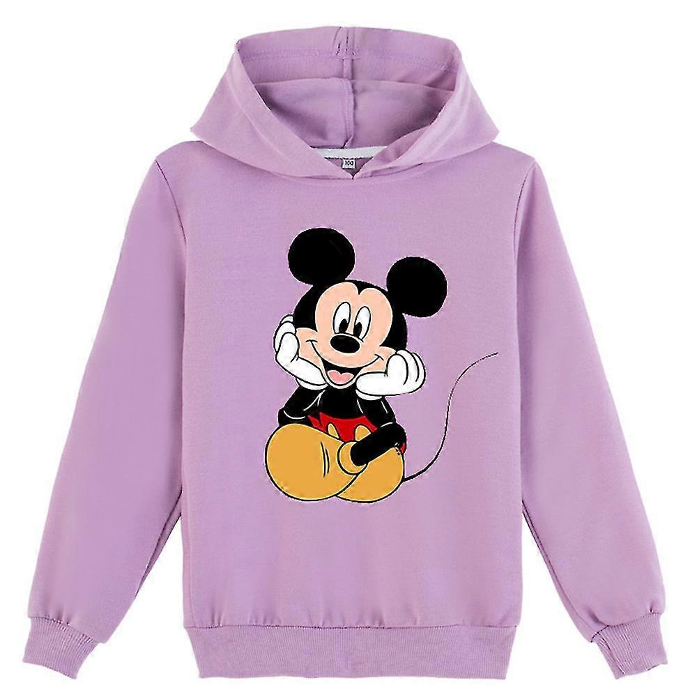 Mickey Mouse Cartoon Print Felpe con cappuccio Felpa casuale Felpa bambini Ragazzi Ragazze Cappuccio Pullover Top Regalo