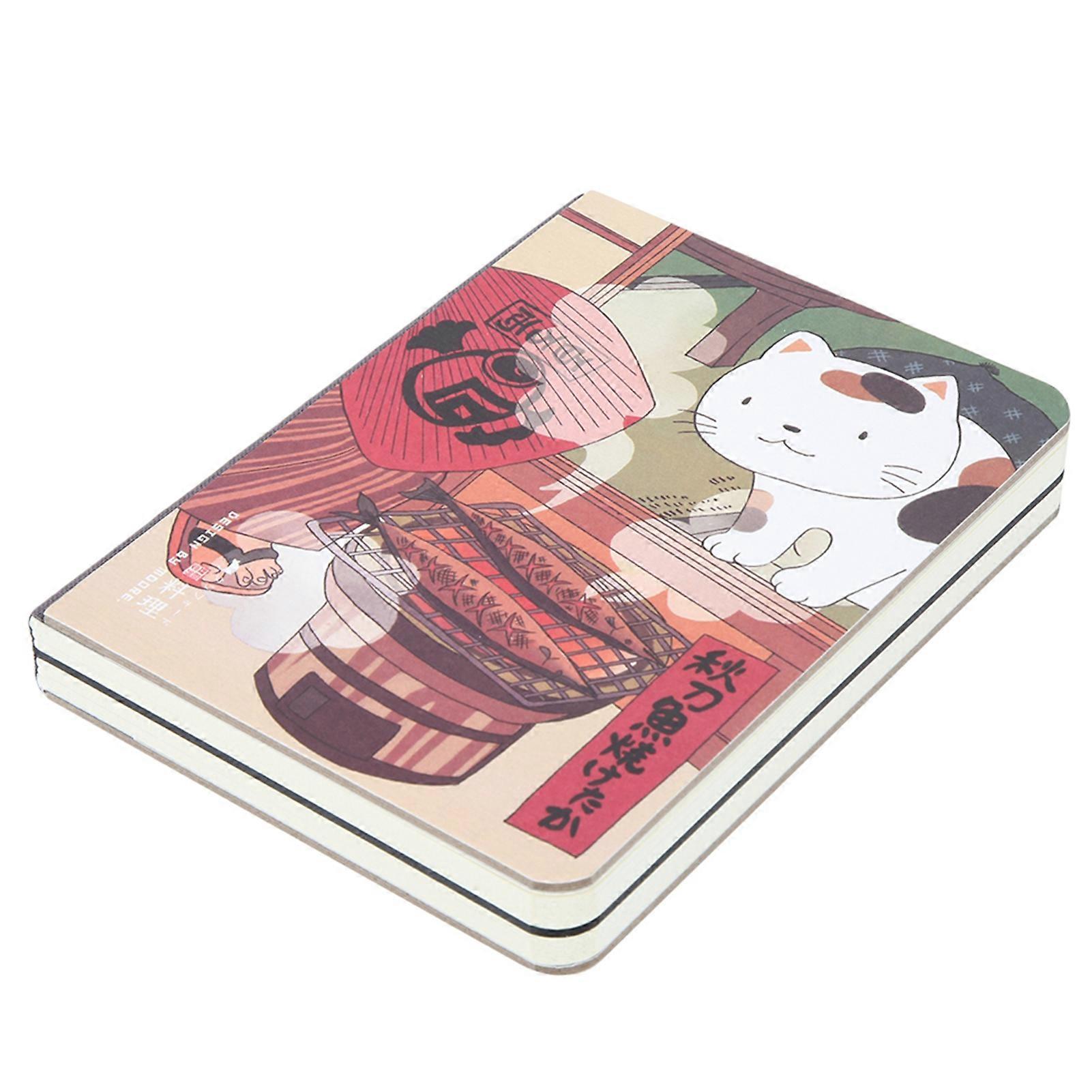 Hand Painted Cover Notebook Journal Pad with Food Design