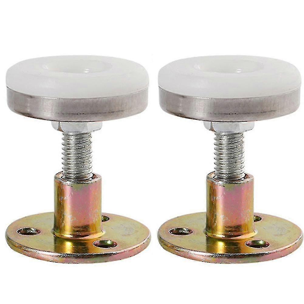 2pcs Adjustable Threaded Anti-shake Bed Frame Telescopic Room Wall Support Tool-AM