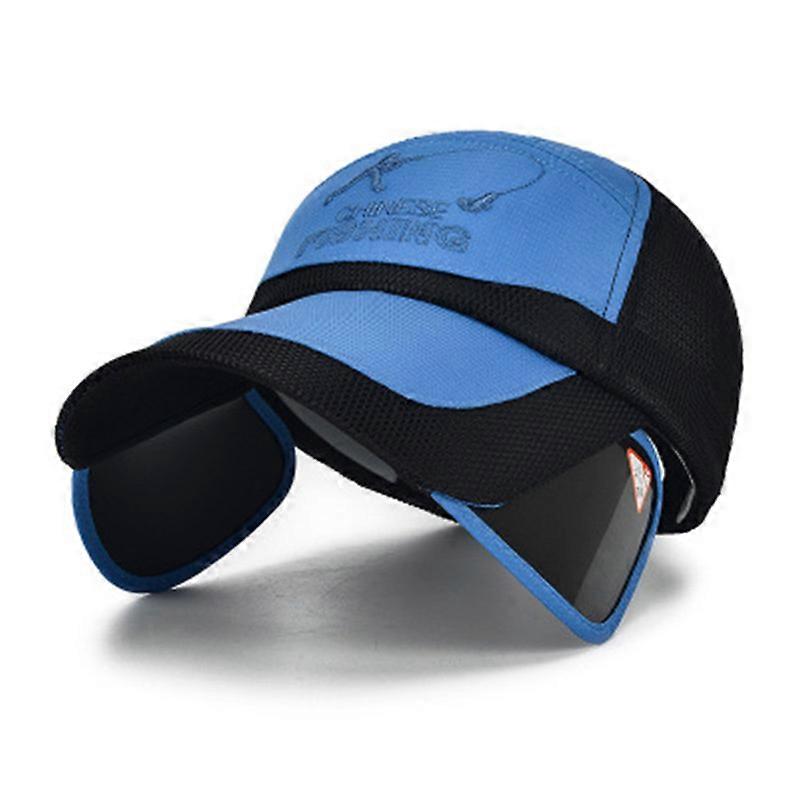 1pc Sun Hat men Bucket Hats Women Summer Fishing Cap Wide Brim UV Protection Flap Hat Male Breathable Mesh Beach hat bone gorras