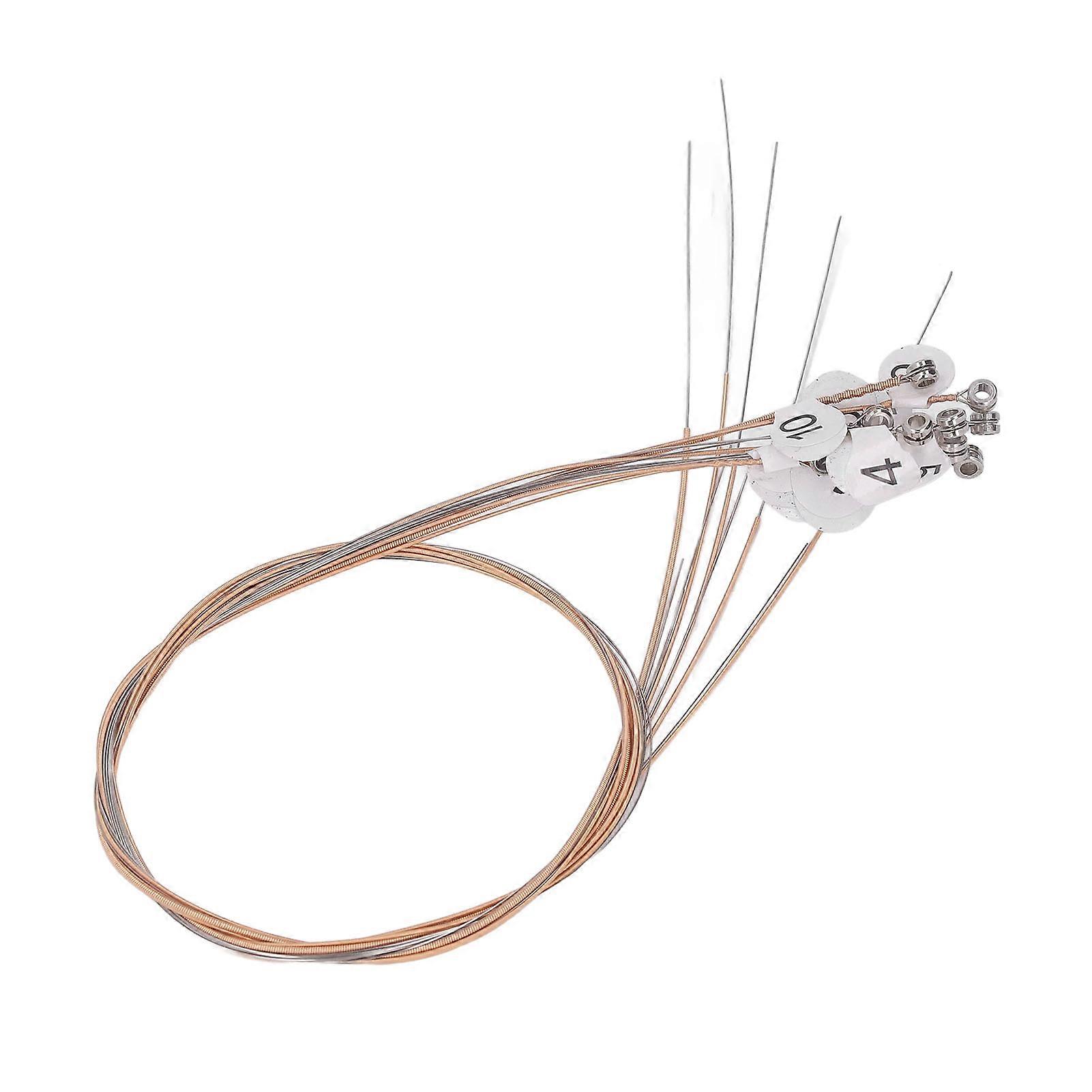 10 ADET Lyra Arp Çelik Dize Aşınma Direnci Ayarlanabilir Ton Arp Dize Seti uyumlu uyumlu