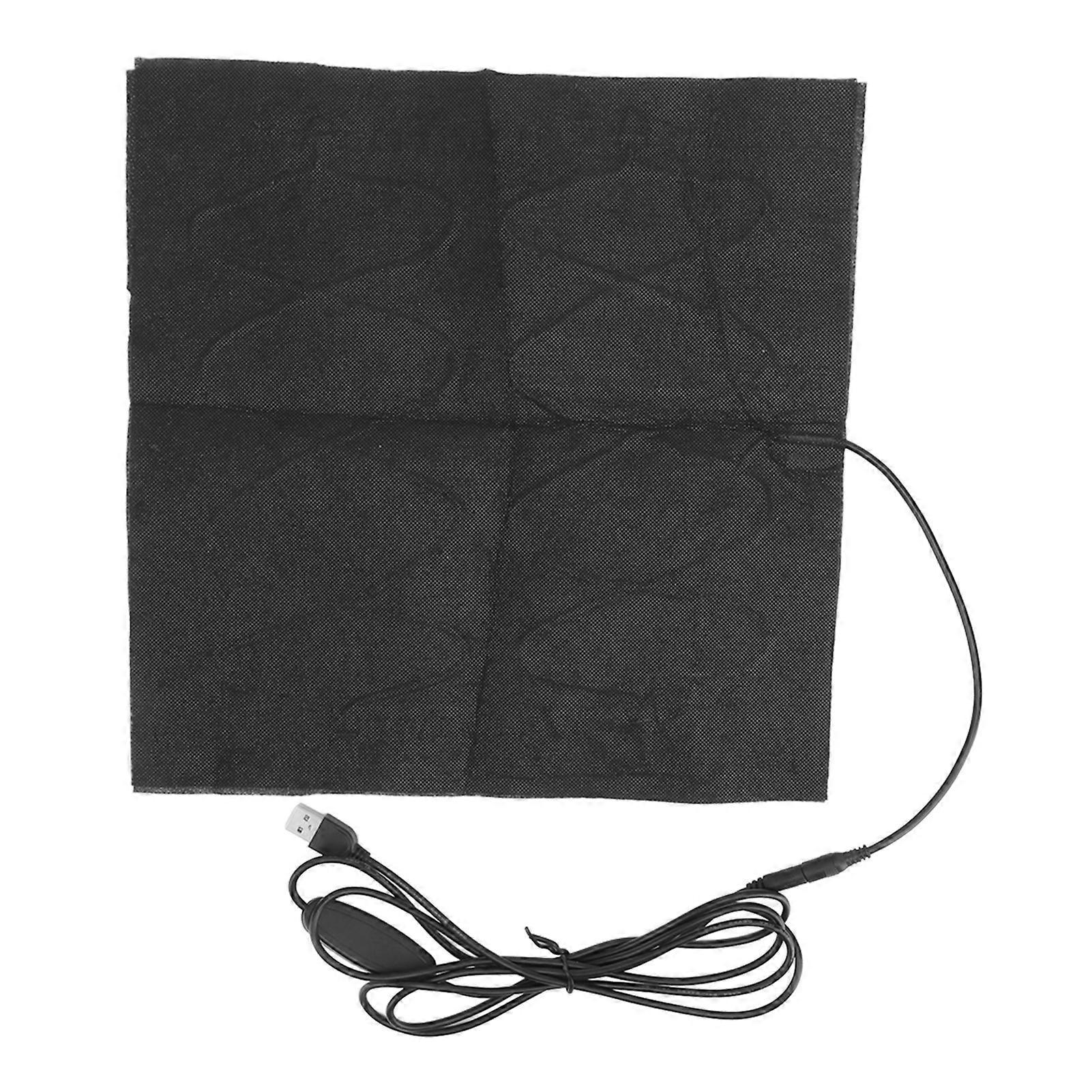 Heating Pad 30x30cm Adjustable Temperature Quick Heating Folding USB DC 5V compatible Home Office