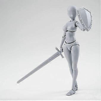 Figurines Articulées Aisuoka – Modèle Homme/femme, 30 Articulations, Accessoires Multiples, Idéal Pour Dessinateurs Et Décoration