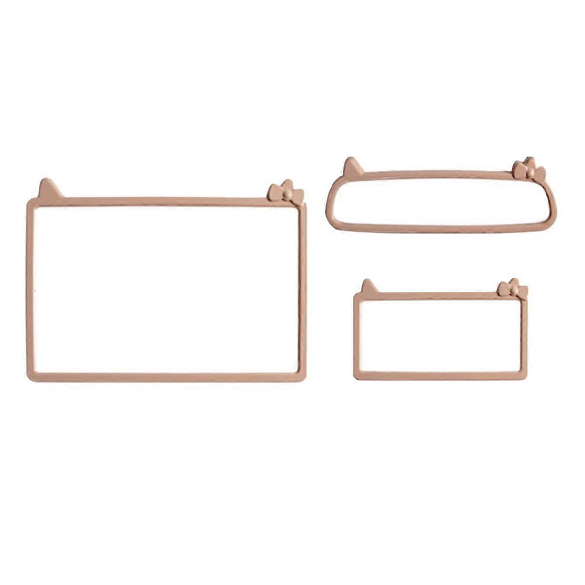 3PCS Pink Car Instrument+Navigation Screen +Interior Mirror Protective Frame Trim for Dolphin Mini
