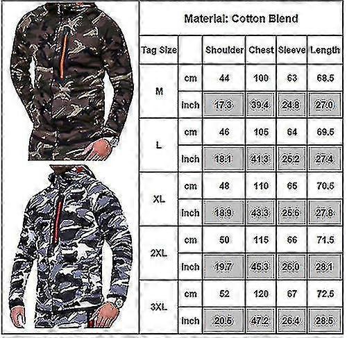 A-الرجال رياضية سترة السراويل التمويه الرياضة الركض مجموعة