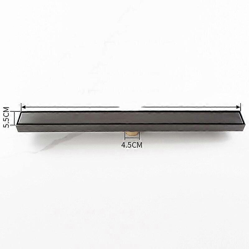 5.5cm wide Invisible Floor Drain 304 Stainless Steel Rectangle Anti-odor Bath Shower Tray Long Drainage Linear Floor DrainsCraft Pipe Cleaners