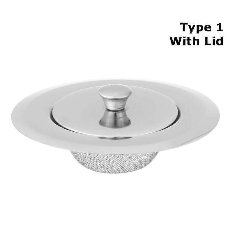Kitchen Sink Strainer With Lid Food Hair Stopper Plug Filter Basket Bathroom Shower Cleaning Waste Drainer Drain Hole ColanderCraft Pipe Cleaners