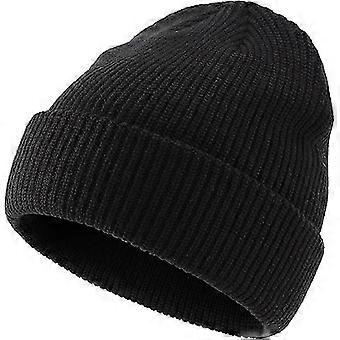 Classic Men's Warm Winter Hats Acrylic Knit Cuff Beanie Cap Daily Beanie Hat