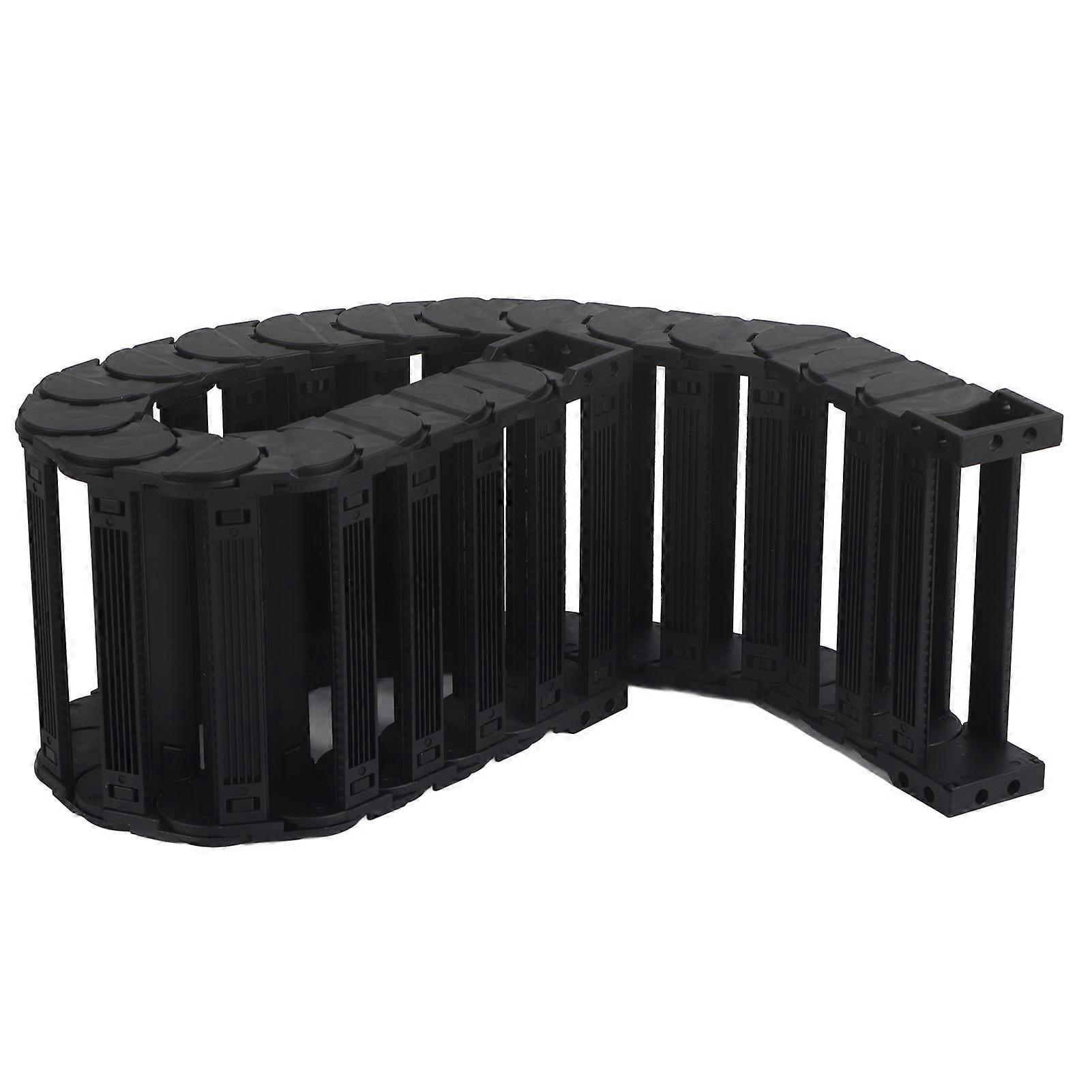 Cable Drag Chain Low Noise Series Nylon Wire Carrier Detachable Assembly 0.7 MeterD30 x 125