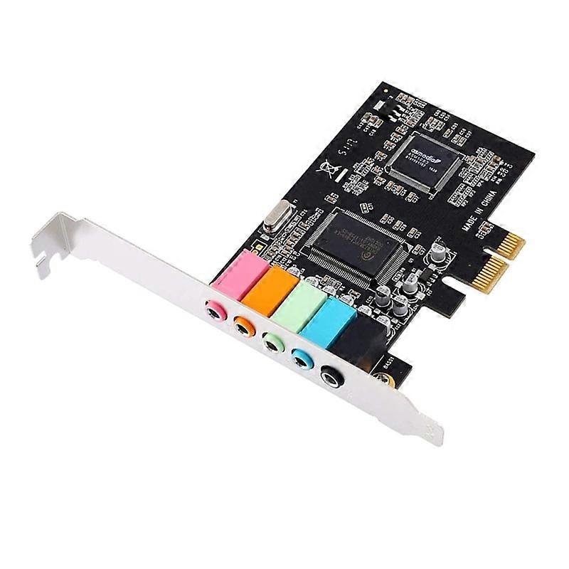 CMI8738 PCIe Sound Card PCI 5.1 Express Audio Card for PC Windows 8 / 7
