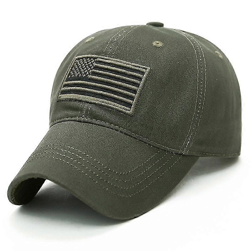 Men Trucker Baseball Caps Tactical Army Military American Flag Adjustable Hat