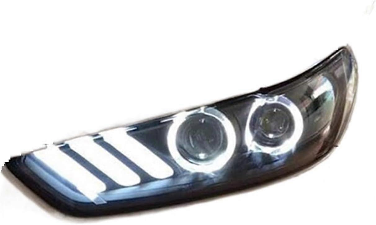 Car Head Lamp Compatible for Mondeo 2013-2016 Fusion Headlights Fog Lights Day Running Light (Color : 17-19, Size : LED KIT)