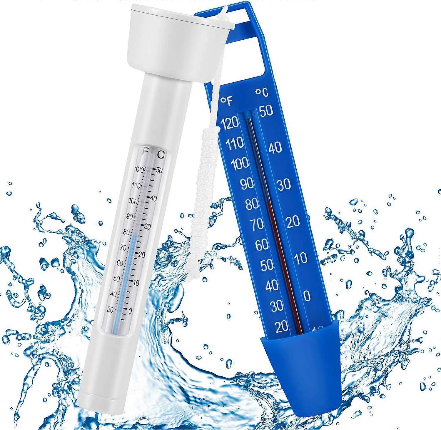 Pool Thermometer, with Rope, Shock Resistant
