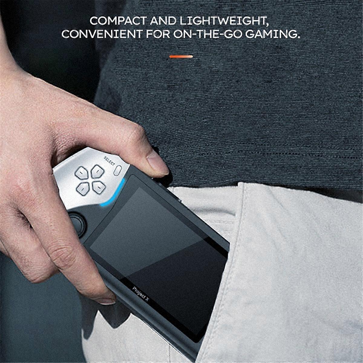 Project X Handheld Game Console 4.3 Inch HD Screen Portable Video Game Console Support Dual Player and Controller