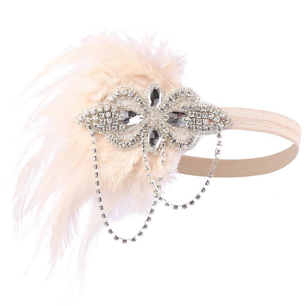 Naisten 1920-luvun päähine strassitupsulla 1920-luvun hiusasuste