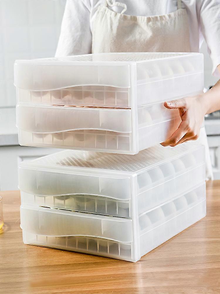 2023 New Hot Eggs Storage Box Drawer Type Durable Safe Multifunction Refrigerator Kitchen Clear Environmentally Friendly