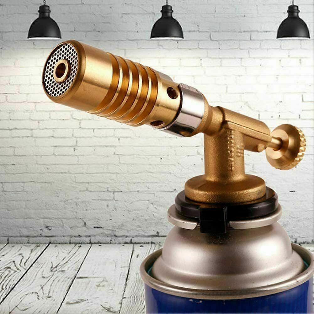 Portable Flame Gas Welding Torches Blowtorch Copper Butane Lighter Burner Heating Soldering Tools BBQ Hand Ignition