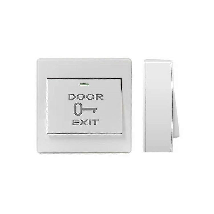 Wall Mounted Door Exit Button Indoor Release Push Switch Button For Access Control System