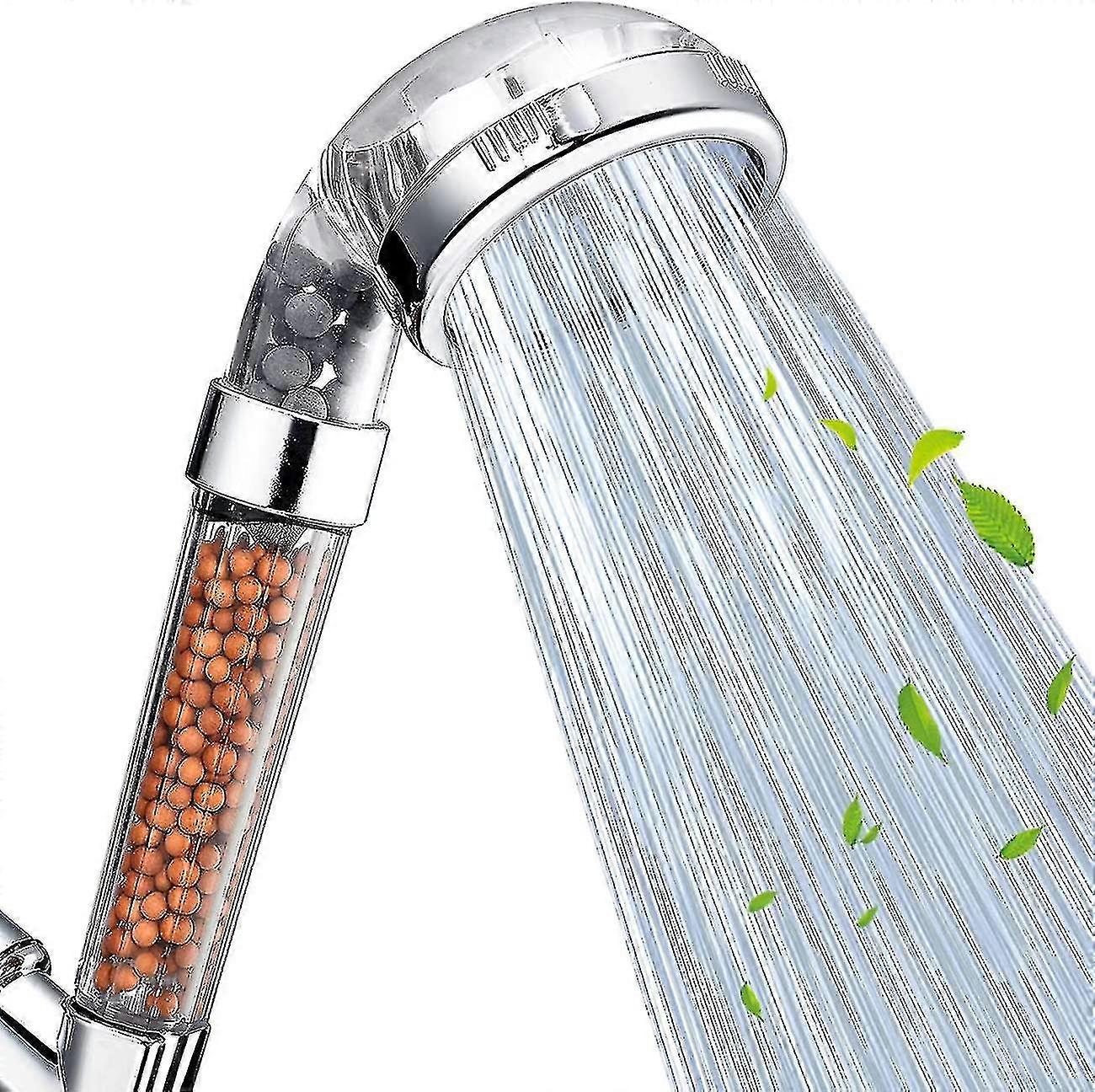 Shower Head, Filter Filtration High Pressure Water Saving 3 Mode Function Spray Handheld Shower Head