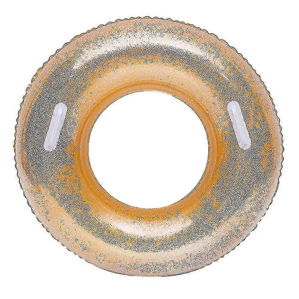 90cm Inflatable Swimming Circle Pool Float Pvc Swim Rings Glitter Pool