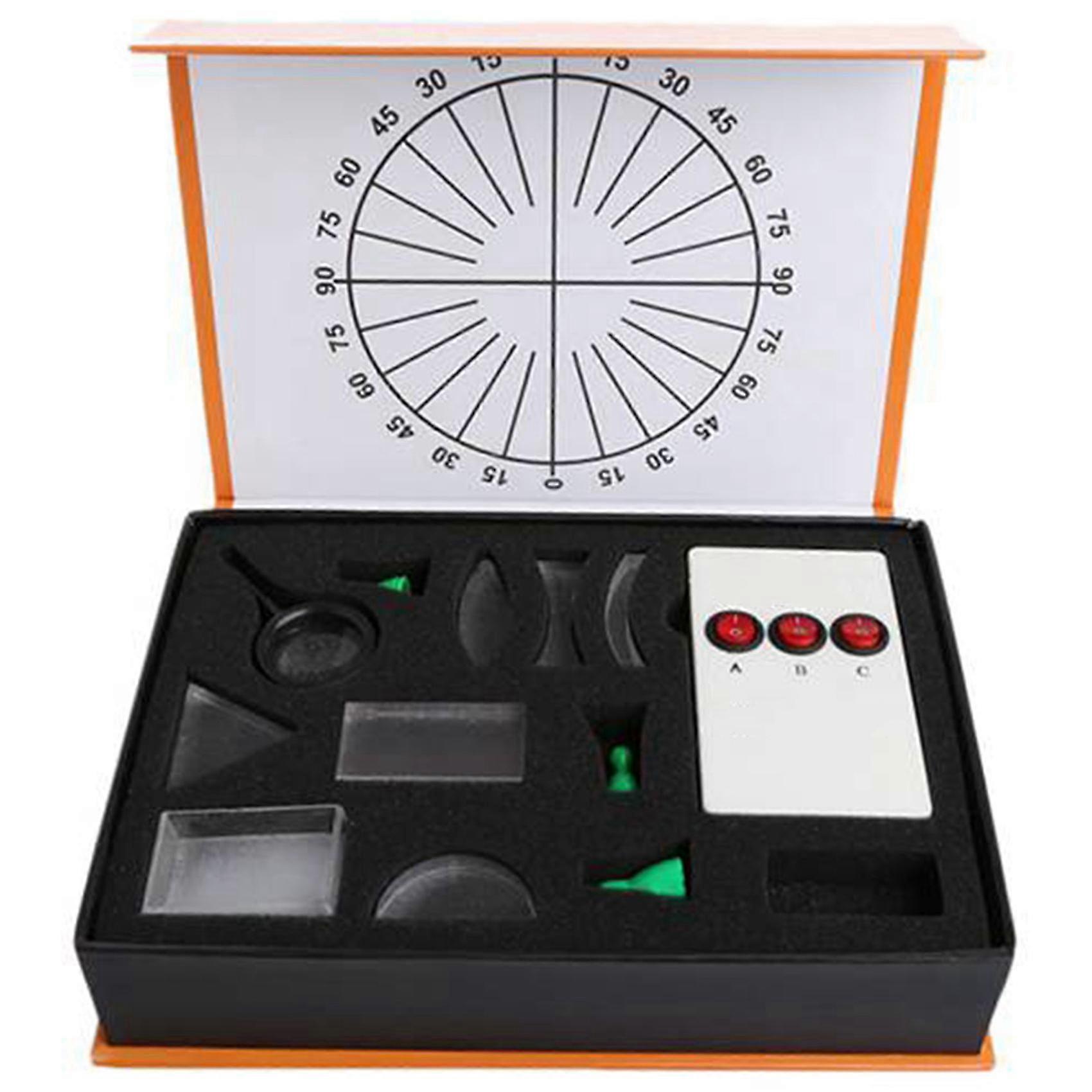Physical Optics Experiment Set Triangular Prism Laser-lamp Convex-concave Lens Group Scientific Equ