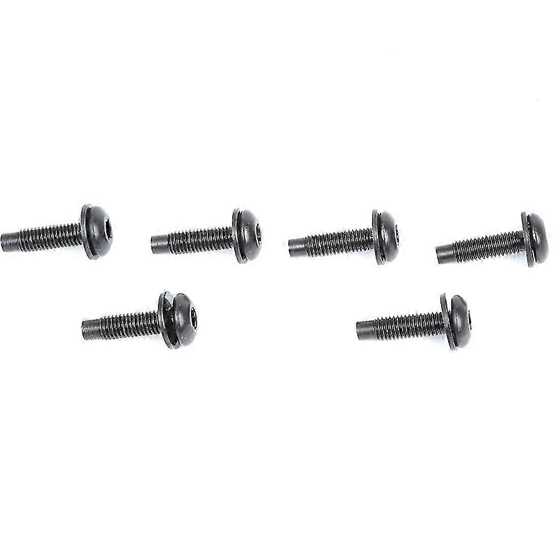 Screws Bolts For Led Light Brackets On Pillars, Windshield Frame, Hinges For 2007-2017 Wrangler Jk, Black 6 Pack
