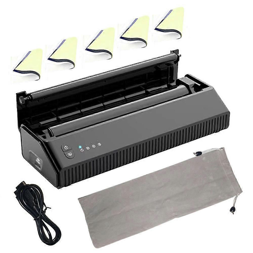 USB+BT Tattoos Printer Thermal Tattoos Pattern Stencil Machine APP One-click Printing Compatible wit
