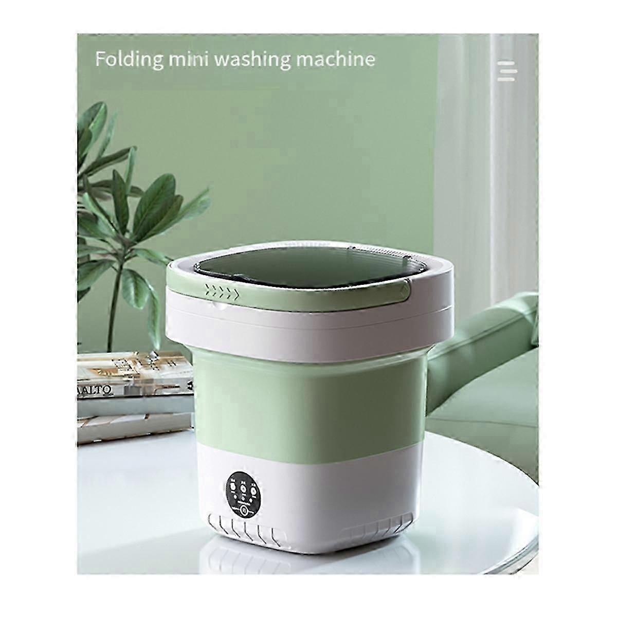Mini Folding Washing Machine 12l Capacity Automatic Home Portable Multifunction Baby Underwear Washing Machine Eu Plug B