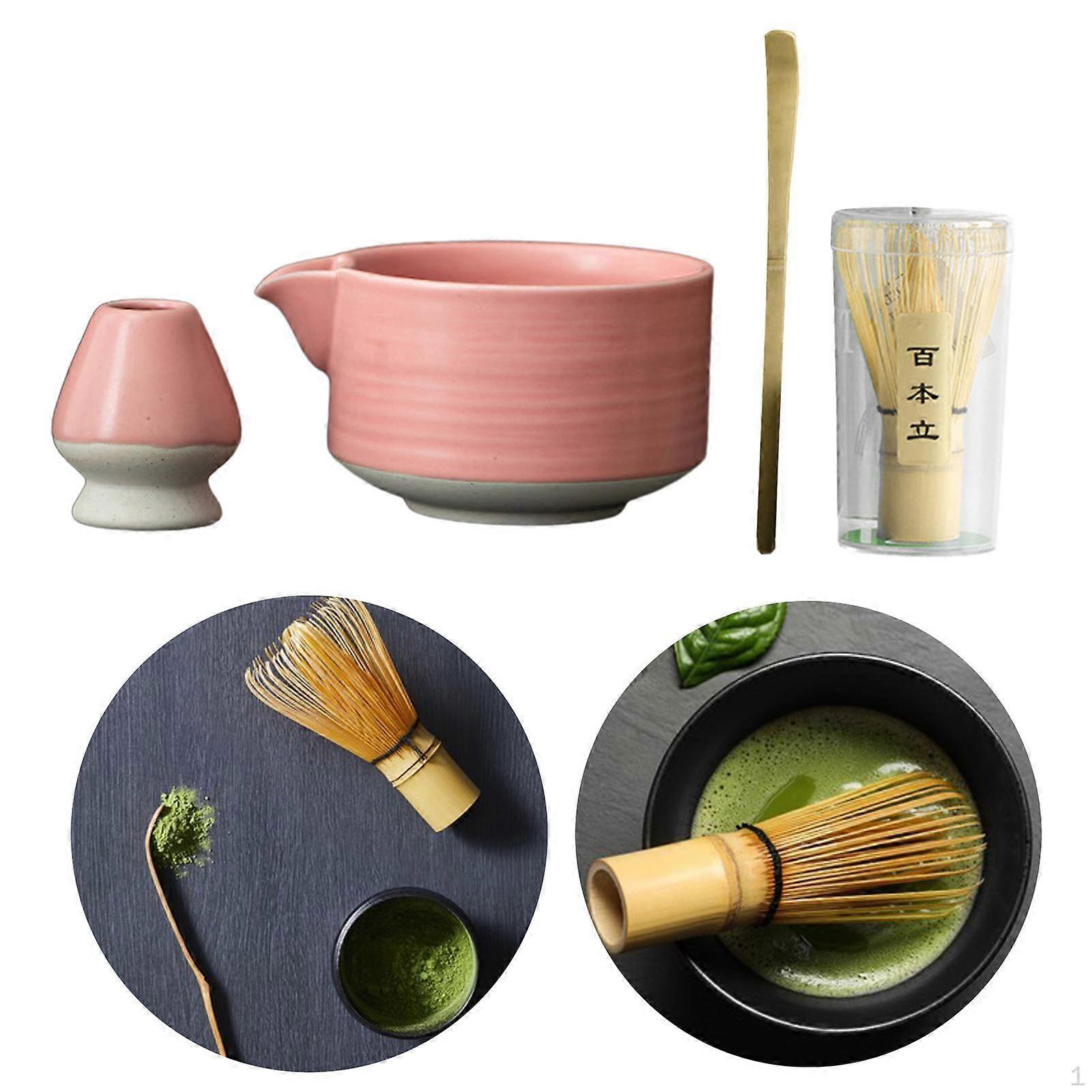 Matcha Set Tea Gift for Lovers Making Tools Complete Traditional Bowl