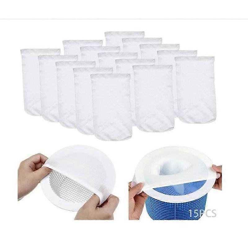 Nylon Pool Skimmer Socks - White