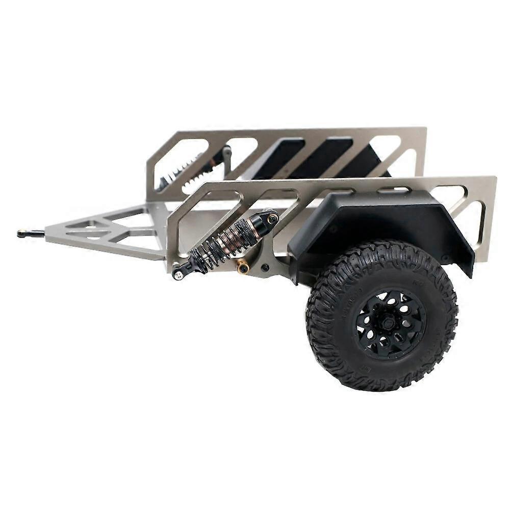 1/10 Metal CNC Simulate Trailer For D90 SCX10 TRX4 RC Car Parts Cralwer Models