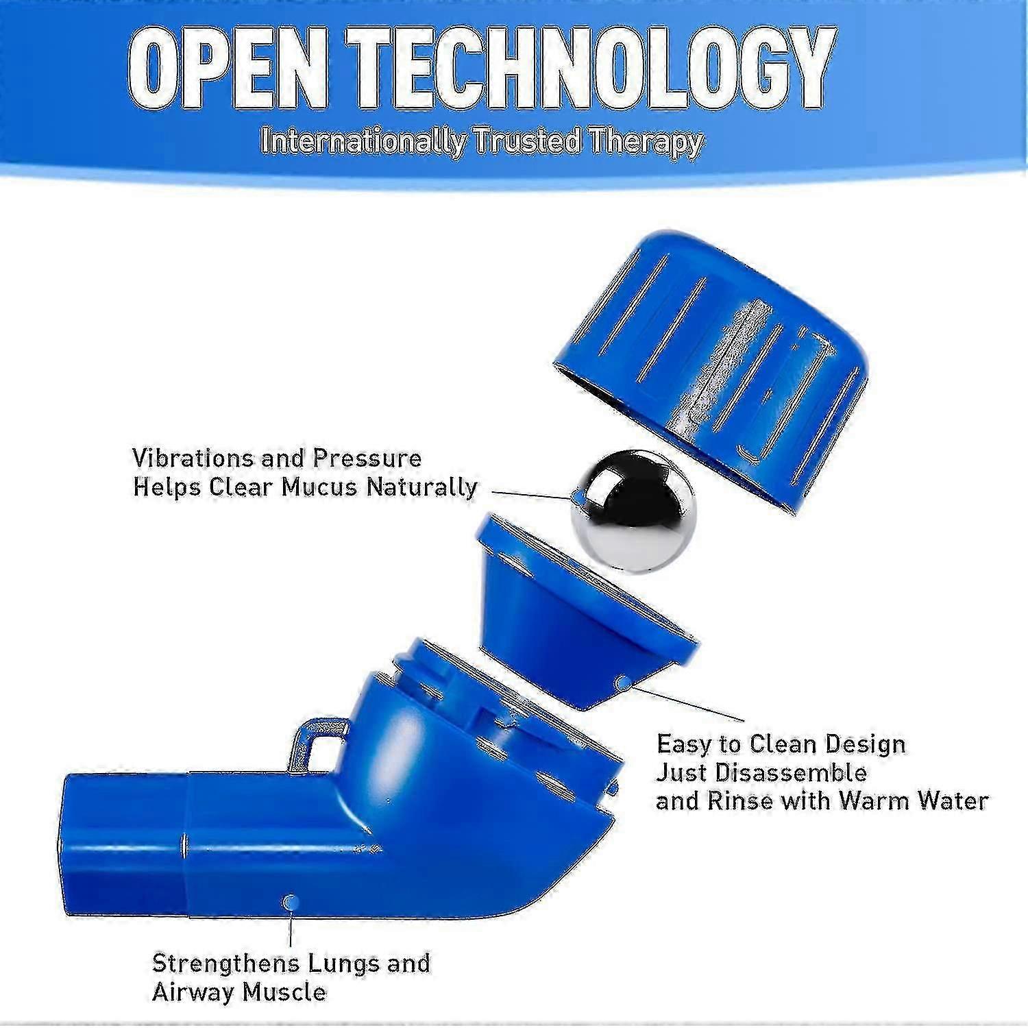 Lung Exerciser Mucus Remover - Naturally Clear Mucus With The Breathing Exerciser Device