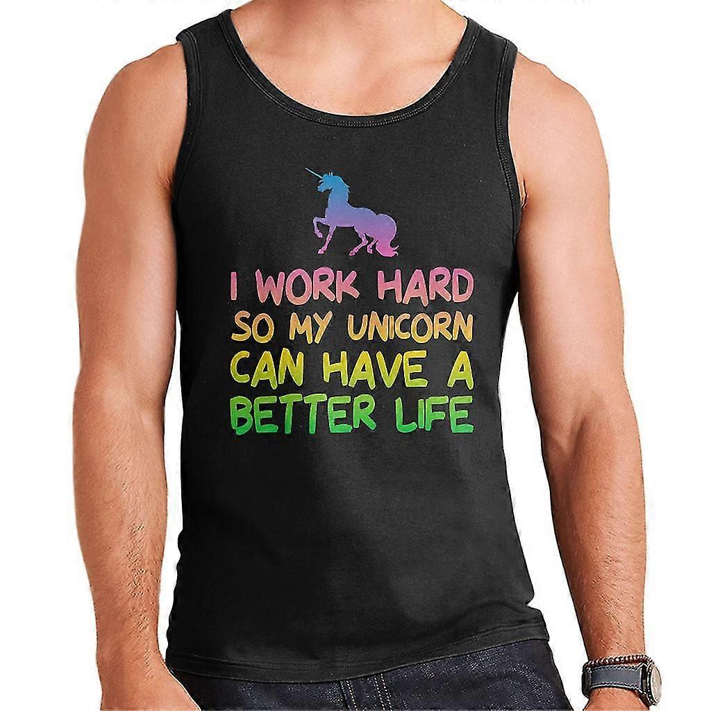 I Work Hard For My Unicorn Men'S Vest