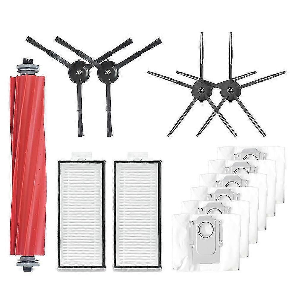 Main Brush Rubber Brush Dust Bag For Xiaomi Roborock Q7 Max / Q7 Max+