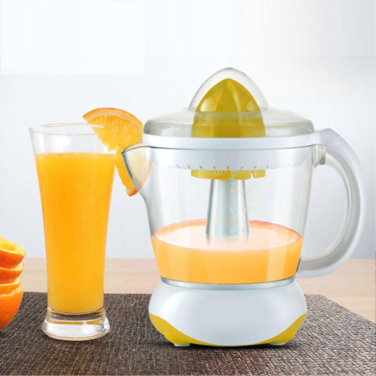Electric Juicer Small Separate Automatic Safe Orange Juicer Machine Extractor for Home White
