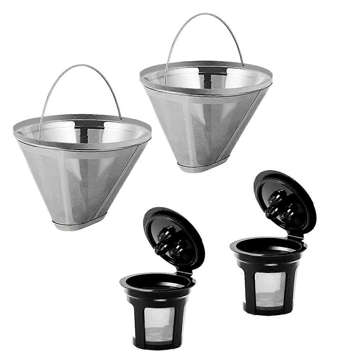 Coffee Filter for Dual Brew Coffee Maker,K Cup Reusable Coffee Pods for Dual Brew CFP301 CFP307 Cof