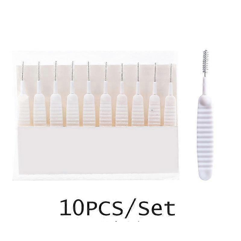10pcs Shower Head Cleaning Brush Washing Anti-clogging Small Brush Pore Gap Cleaning Brush For Kitchen Toilet Phone Hole