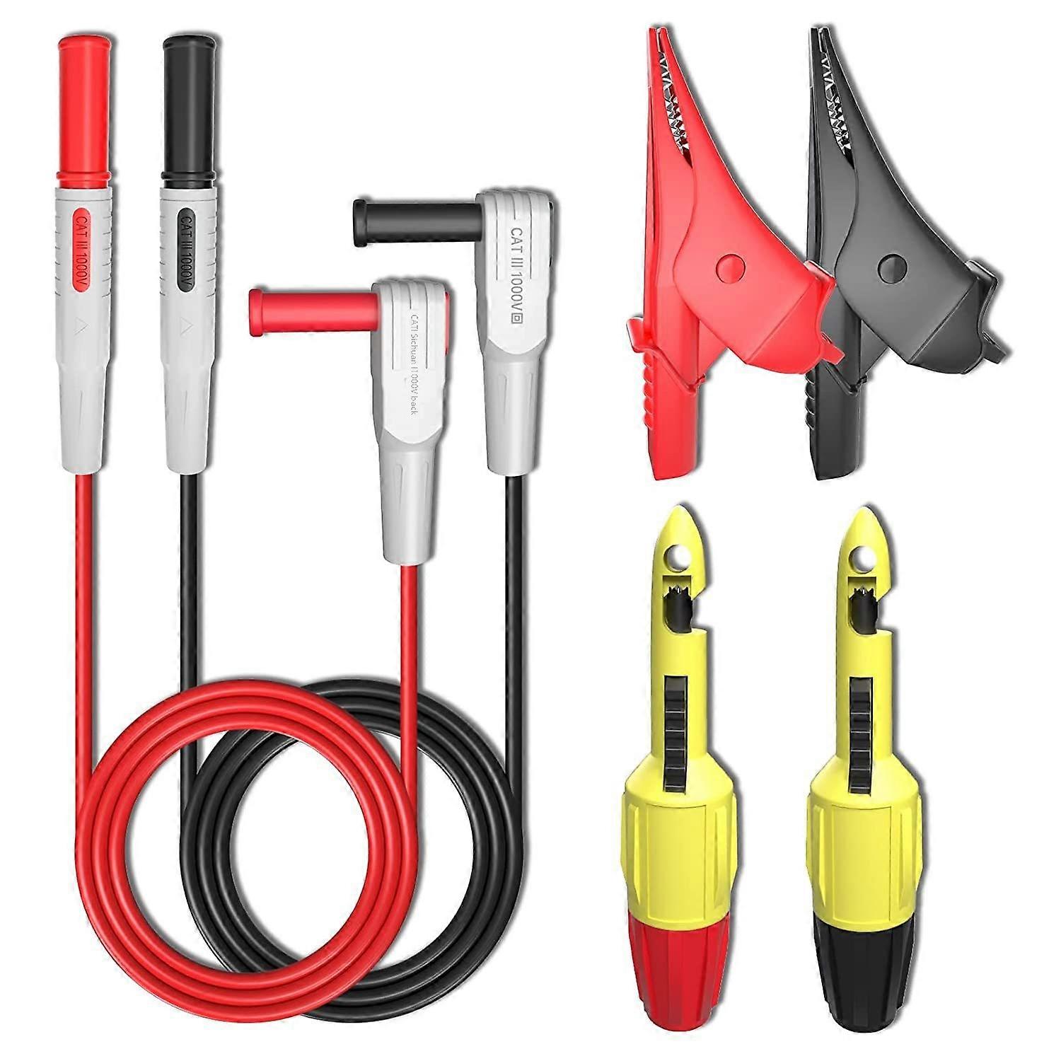 Test wire can be continuously inserted and inserted into gun type multimeter Banana plug probe auto repair detector
