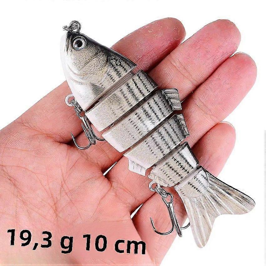 Aorace Fishing Lure 1 Piece Muli 6/7 Jointed Sections Hard Sinking Bait Wobblers Swimbait Crankbait For Bass Pike