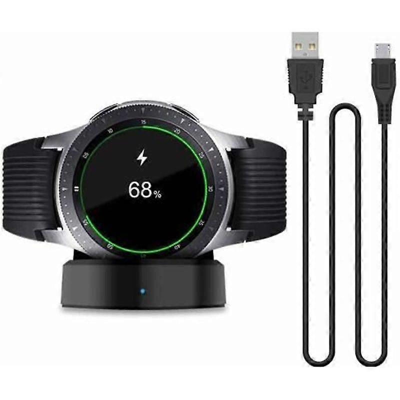 Chargeur pour Samsung Galaxy Watch 42mm 46mm SM-R800 R810 R815 Support de charge portable avec câble