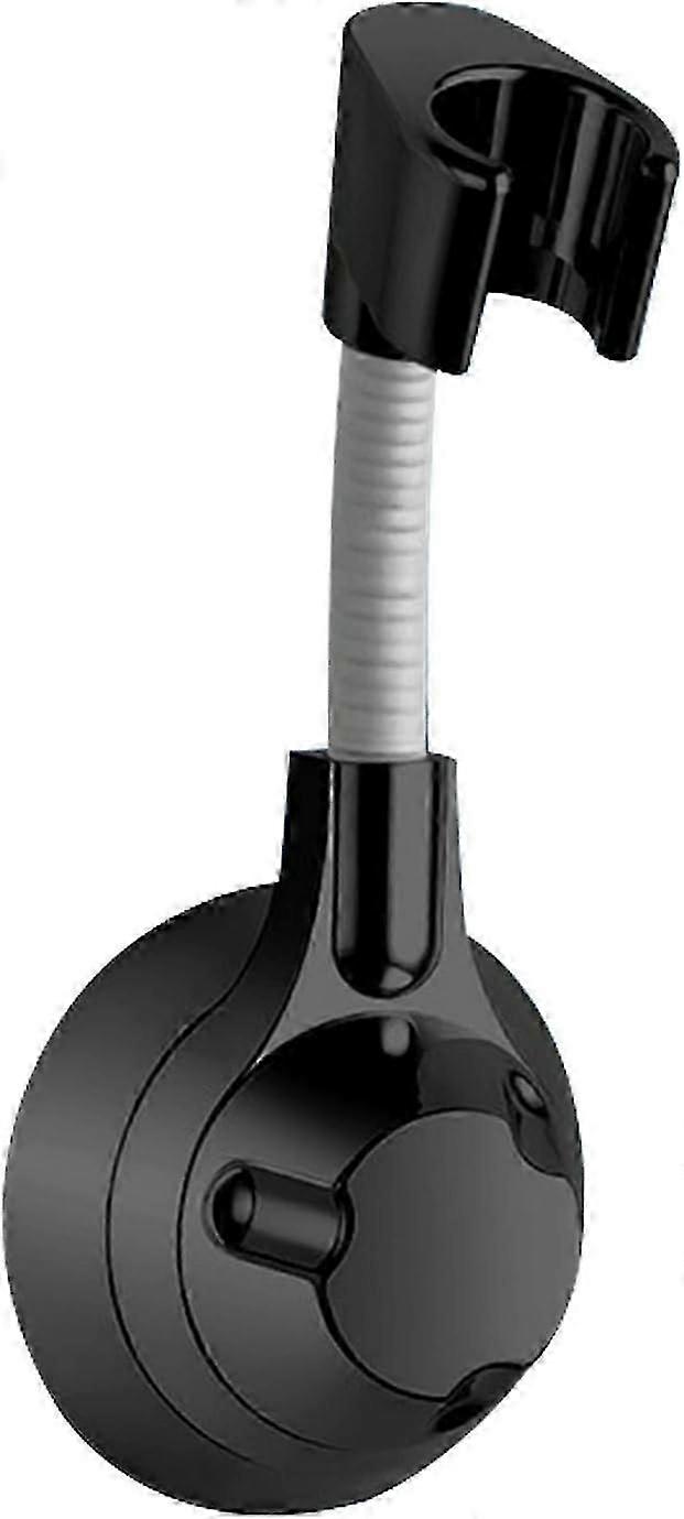 حامل دش يدوي من البلاستيك ABS ، حامل رأس دش قابل للتعديل 360 بدون حفر ، متعدد الاستخدامات معجون قوي مثبت على الحائط -Qin