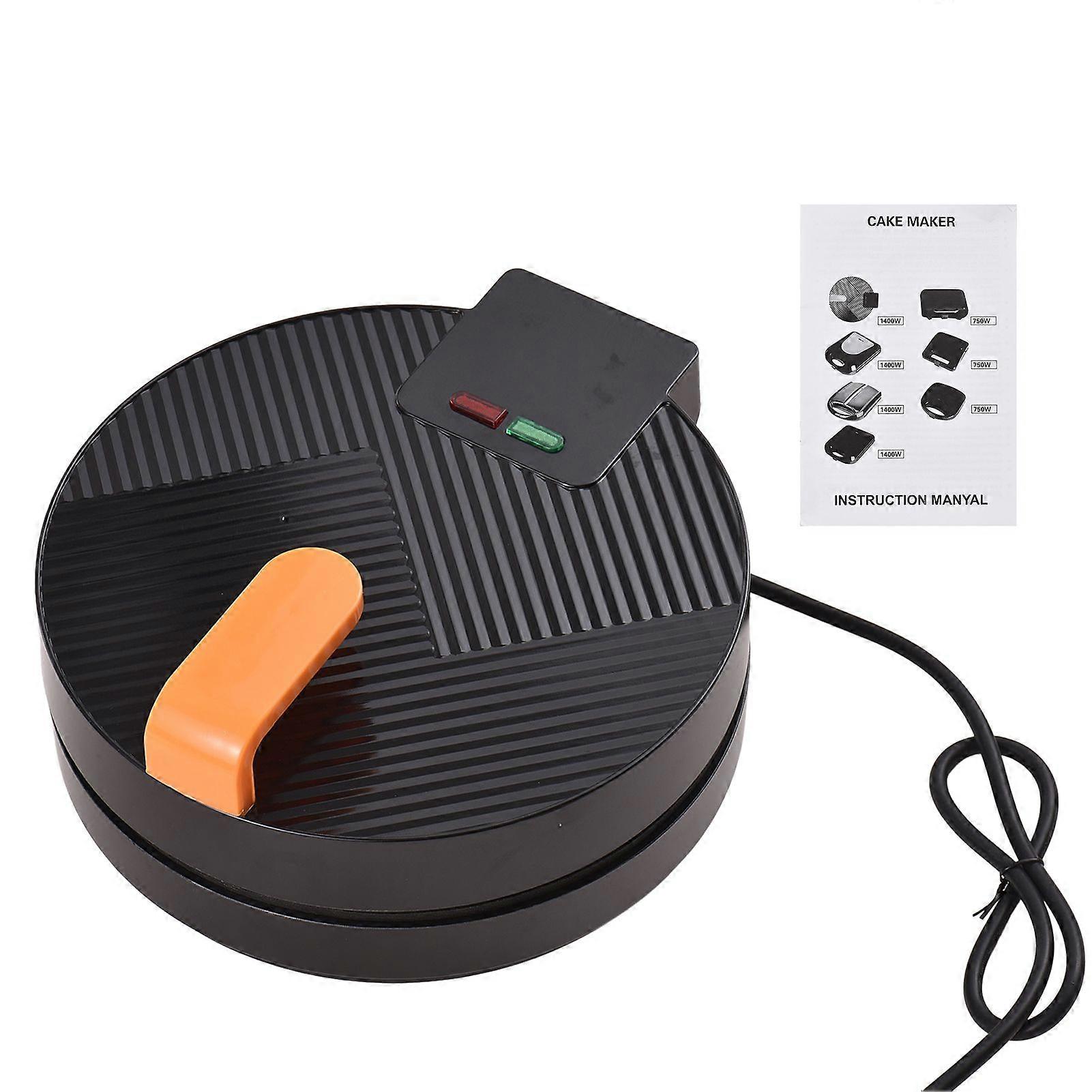 Aoresac Household Mini Donut Maker Electric Donut Machine 1400W Non-Stick Surface Makes 8 Doughnuts Breakfast Machine for Making Breakfast Snack Desse