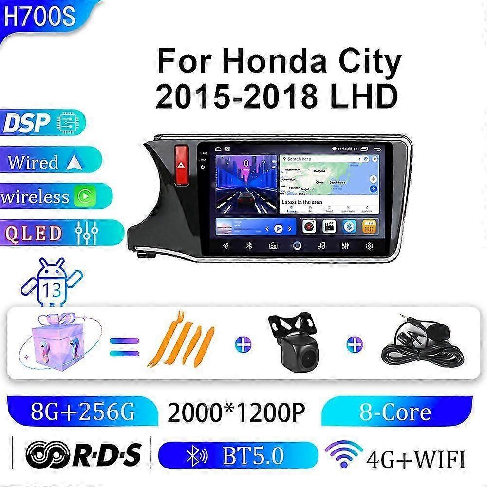 Suitable for Honda Fengfan 15-18 Left Peptide Car mounted Android Large Screen Navigator GPS Navigation Integrated Machine-2K