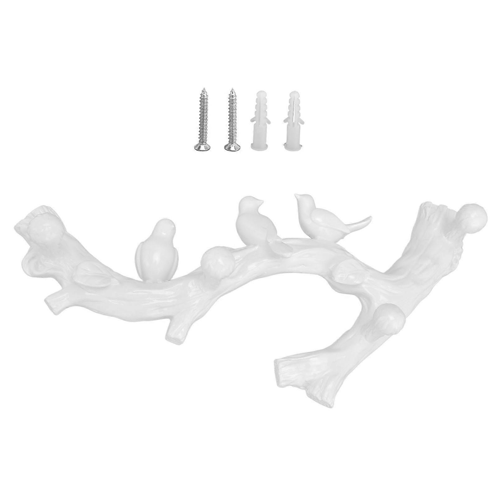 Resin Hooks Wall Mounted Coat Hanger Key Holder 3D Creative Home Decor Accessories