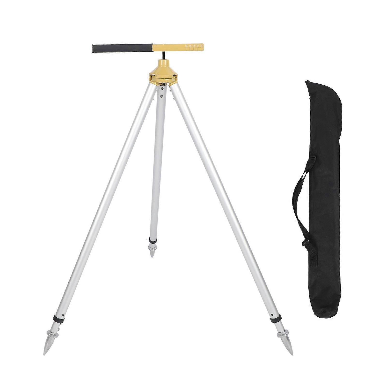 Aluminum Prism Pole Tripod, 75-120cm Telescopic Height, GPS Leveling Staff, Total Station Surveying Equipment, and Stable, for Surveyors and