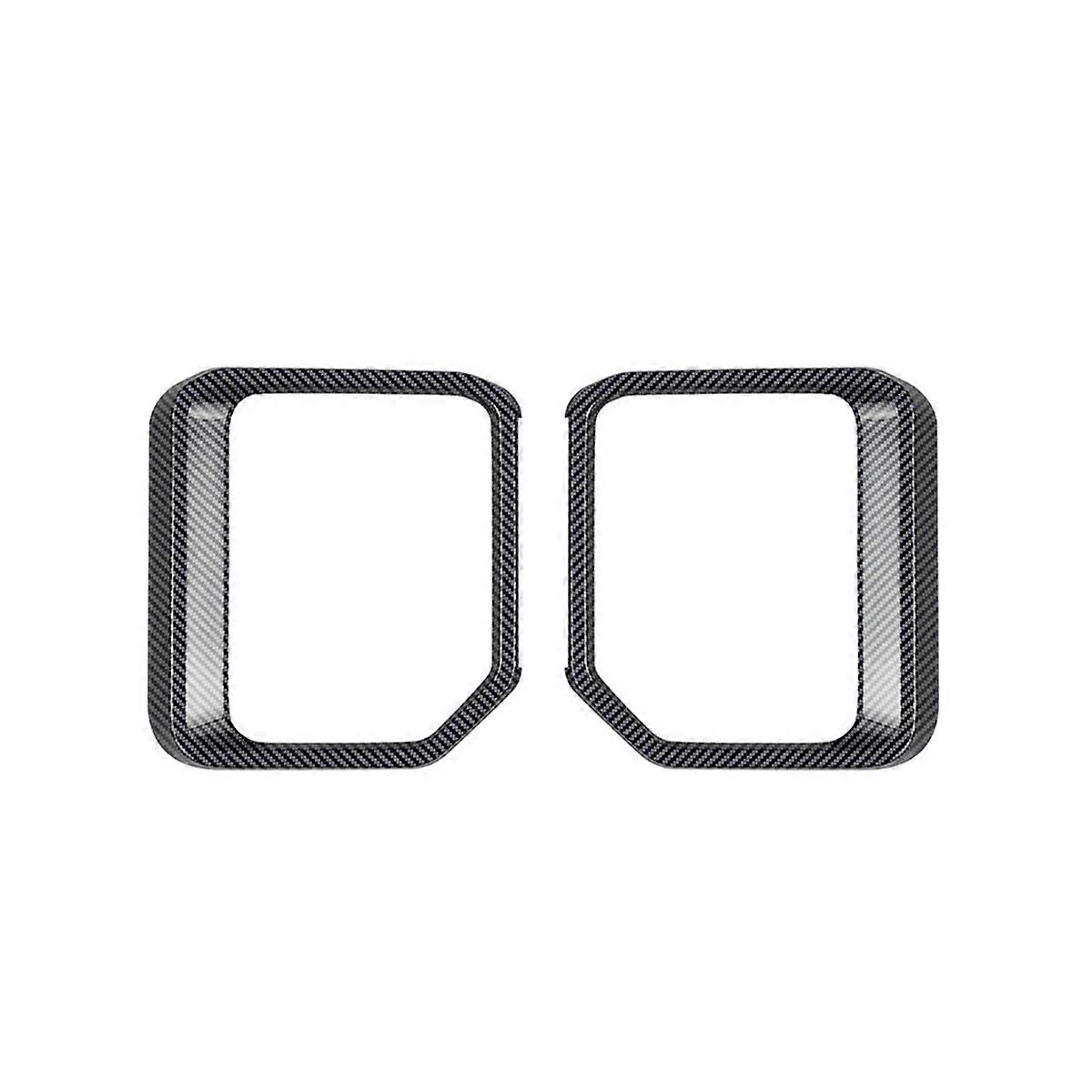 Car Rearview Mirror Rain Eyebrow for Prado LC250 2024 Rear View Mirror Cover Trim Sticker Carbon Fi