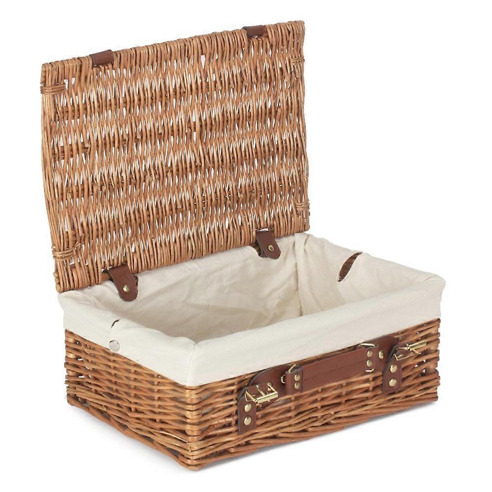 35Cm Light Steamed Wicker Picnic Basket