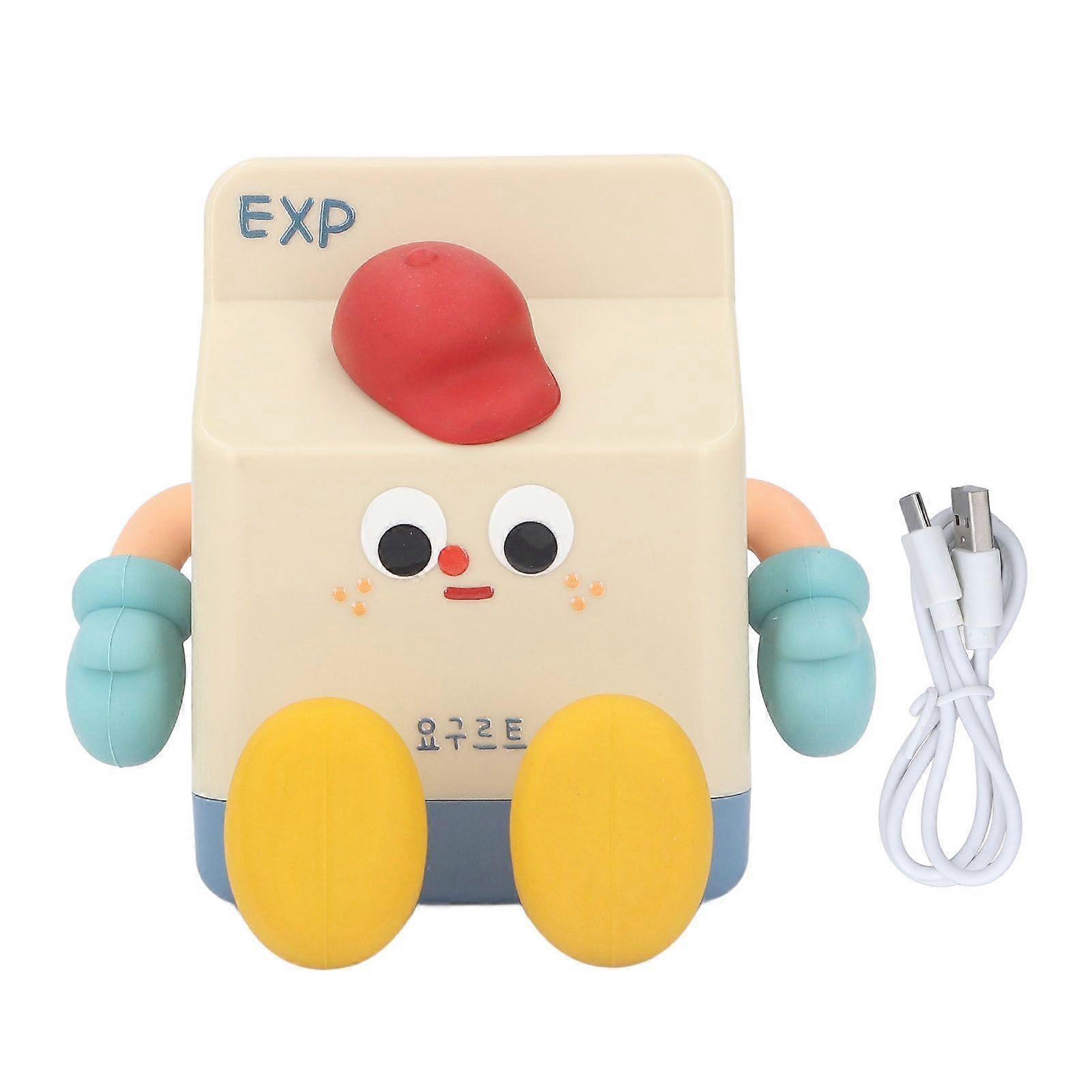 ミルクカートンナイトランプ充電式装飾電話ホルダーかわいいミルクカートンナイトLEDデスク用