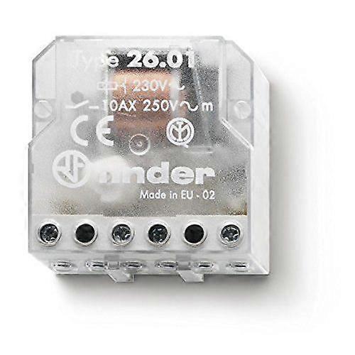 Finder Relay Box 12 Vac 1 NO 10 A - 260180120000PAS